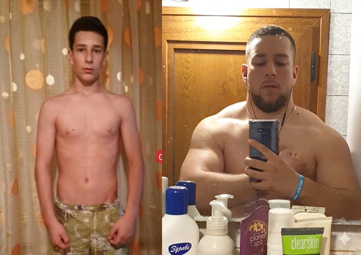 My personal transformation from 54kg to 90kg
